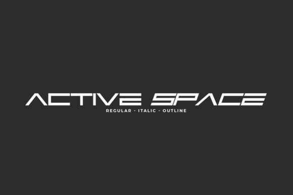 Active Space: A Modern Font for Polished Branding