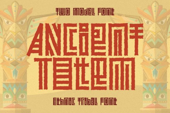 Ancient Totem Font for Branding That Feels Rooted in Tradition