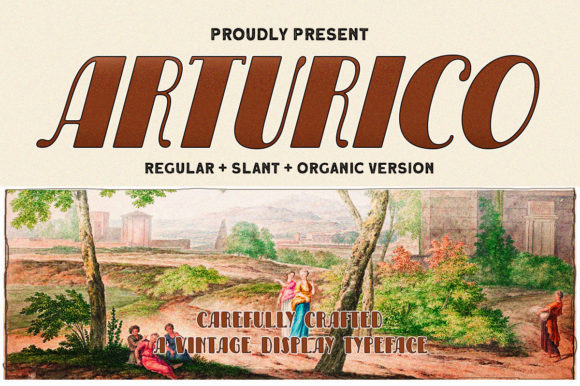Arturico: A Retro-Inspired Display Font for Modern Branding