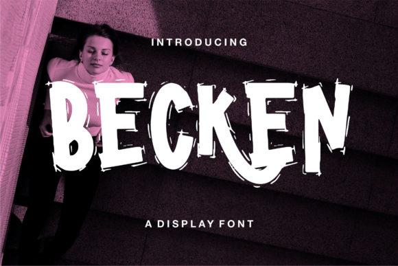 Becken: A Bold Display Typeface for Impactful Brand Identity