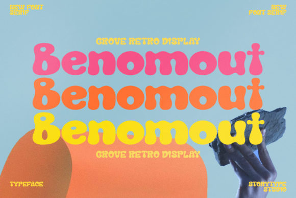 Benomout: A Stylish Display Font for Modern Branding