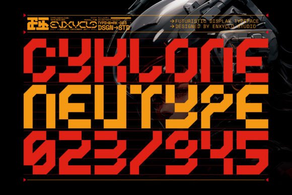 Boost Your Brand with the CYKLONE Font