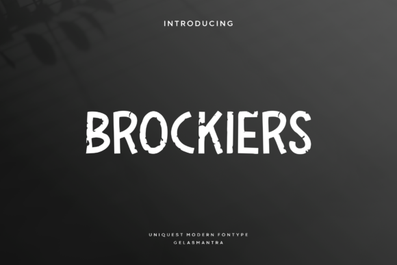 Brockiers Font: A Handmade Touch for Creative Projects