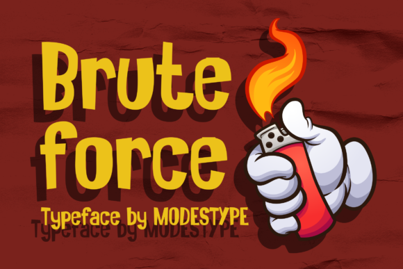 Brute Force: A Bold Display Font for Playful Editorial Design