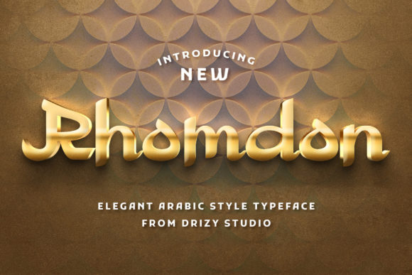 Discover Rhomdon: A Graceful Arabic Style Typeface for Branding