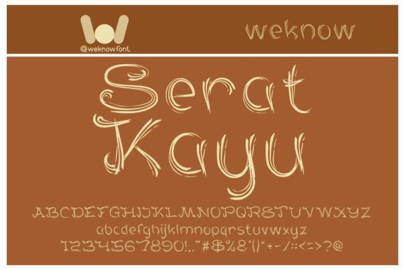 Enhance Your Editorial Design with Serat Kayu Font