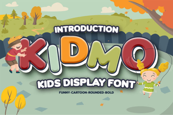 Kidmo: A Playful Font for Modern Editorial Design