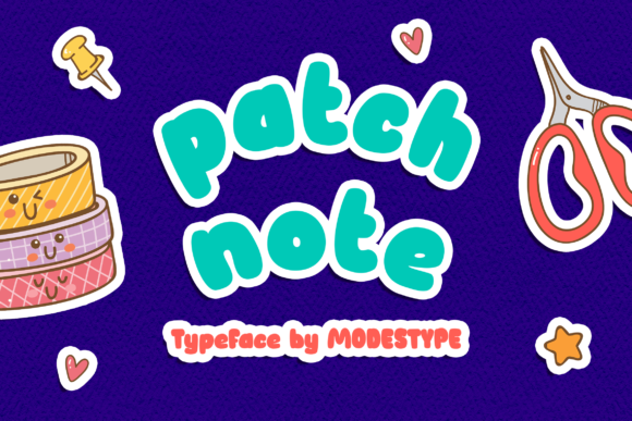 Patch Note: A Playful Font for Eye-Catching Campaigns