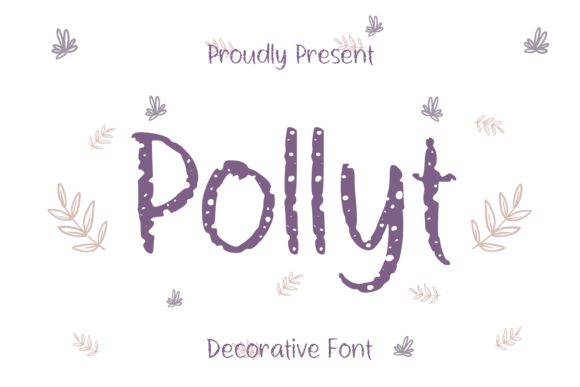 Pollyt Display Font for Handmade Creations