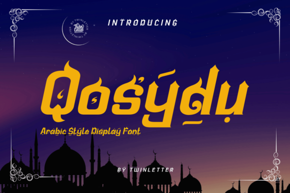 Qosydu: A Display Font with Exotic Elegance for Editorial Design