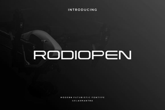Rodiopen: A Futuristic Display Font for Modern Web Design