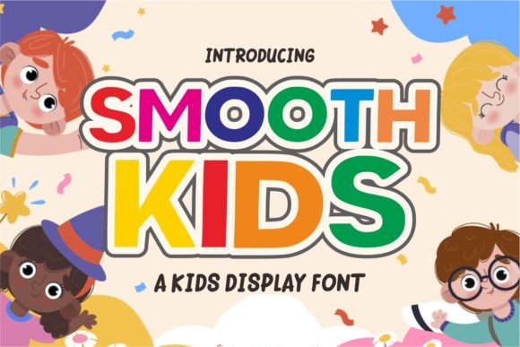 Smooth Kids Font for Editorial Design and Content Creation