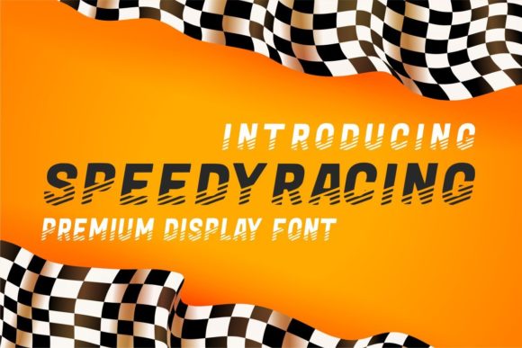 Speedyracing: A Bold Font for Handmade Creations
