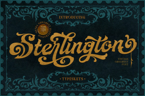 Sterlington Display Font Review for Design Projects