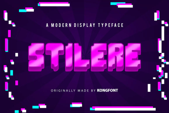 Stilere: A Playful Display Font for Modern Branding