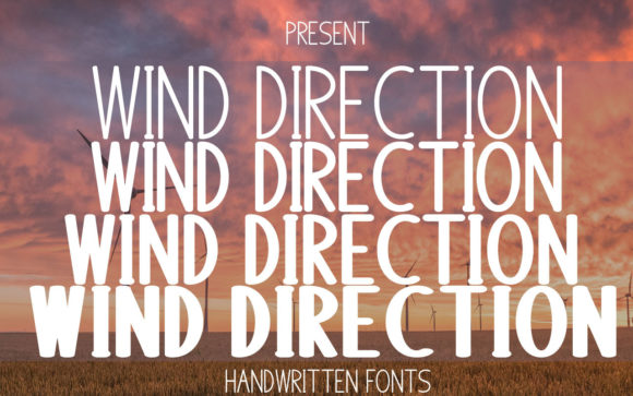 Wind Direction Display Font Review